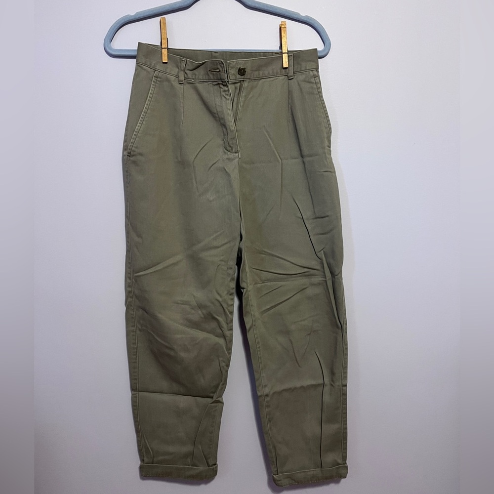 LL Bean vintage petite pleated trousers